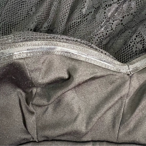 Forever 21 Fit & Flare Black Lace Strapless Dress Medium - Picture 8 of 12